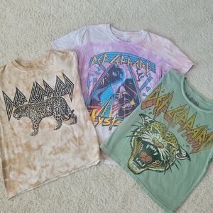 Womens Graphic T-Shirts - Def Leppard